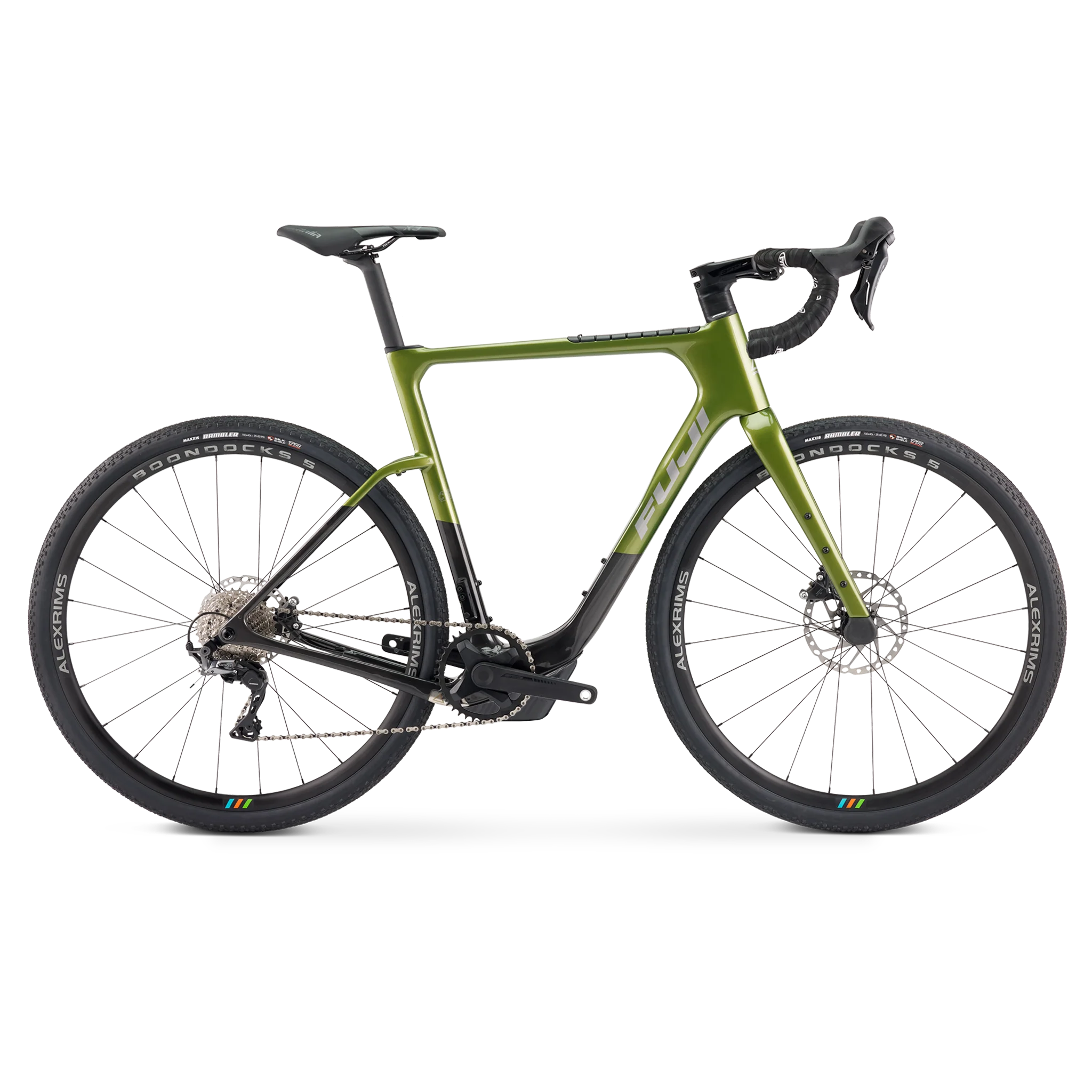 Fuji Jari Carbon 1.3 700c Gravel Bike - Pearl Olive Green Fuji Jari Carbon 1.3 700c Gravel Bike - Pearl Olive Green