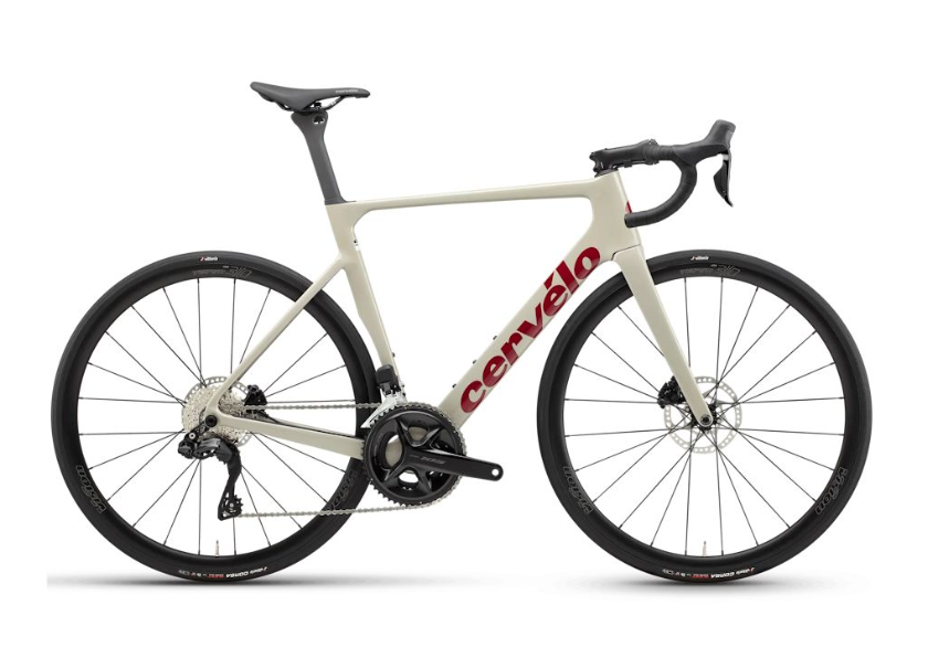 Cervélo ロードバイク ホワイト/レッド Cervelo Soloist 700c Road Bike - 105 Di2 - Dried Amaranth