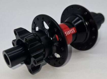 DT Swiss 240 MTB Disc Hub - Rear - Black-Red - OEM