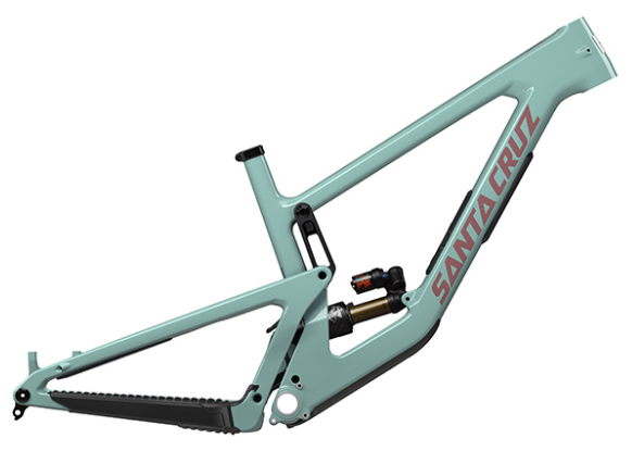 Santa Cruz Nomad 6 CC MX Frame - Fox Factory - Gloss Light Teal - 2025