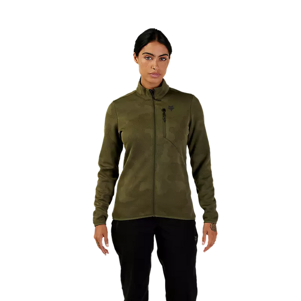 Fox Racing Ranger Midlayer Full-Zip Jacket - Womens - Olive Green