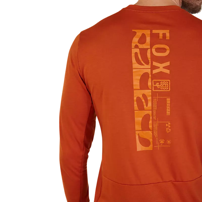 Fox Racing Ranger Dri Release Long Sleeve MTB Jersey - Burnt Orange