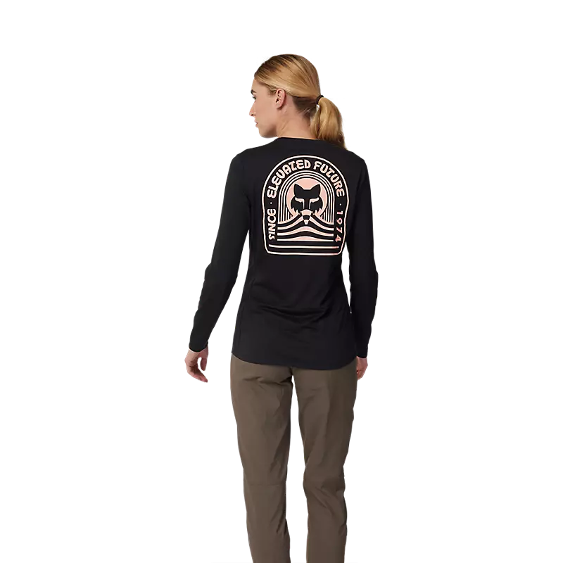 Fox Racing Ranger Dri Release Long Sleeve MTB Jersey - Womens - Black - 2024