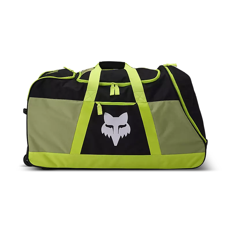 Fox Racing Race Spec Shuttle 180 Roller Bag - Pale Green – Cambria Fox Racing Race Spec Shuttle 180 Roller Bag - Pale Green – Cambria
