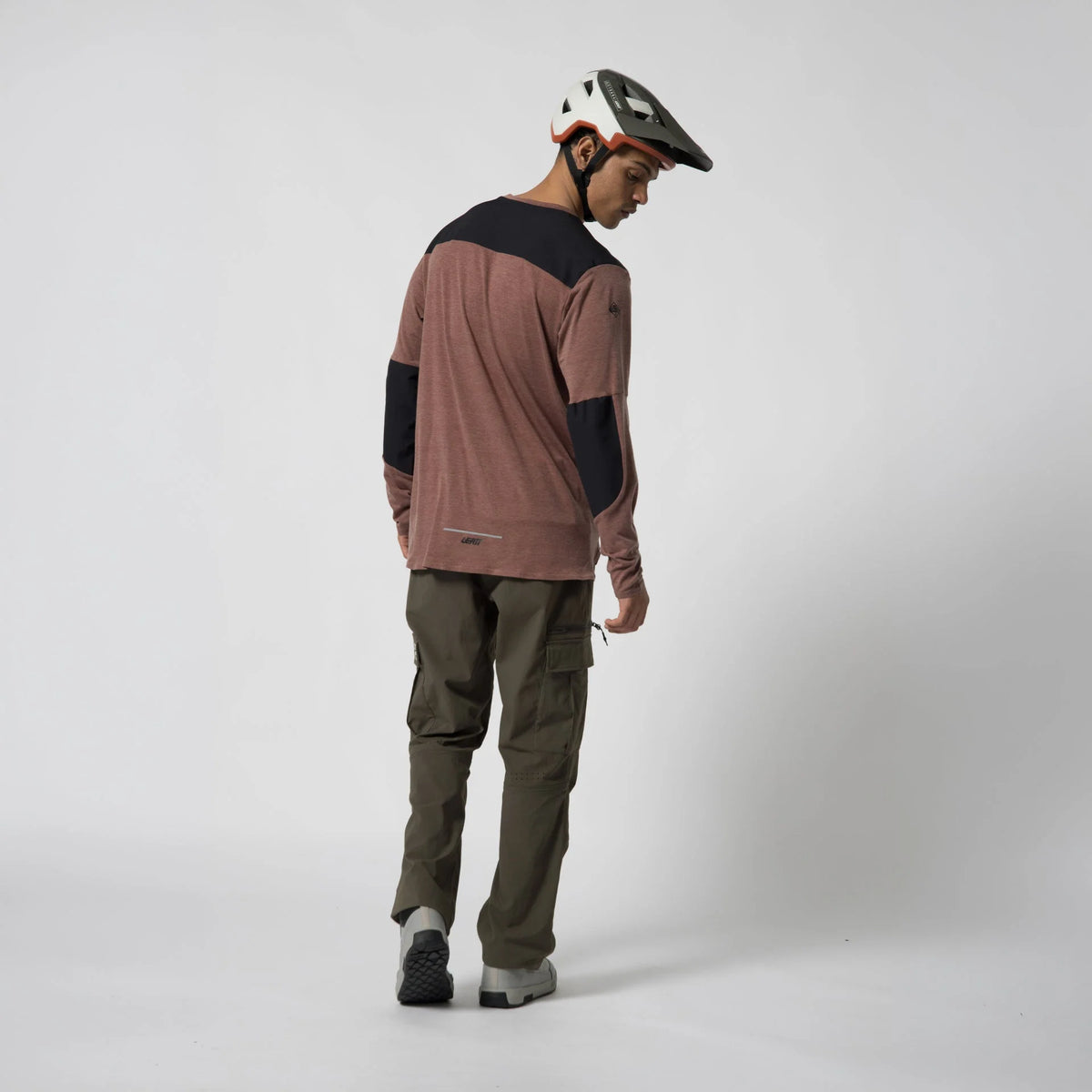 Leatt Trail 4.0 Long Sleeve MTB Jersey - Stout Brown