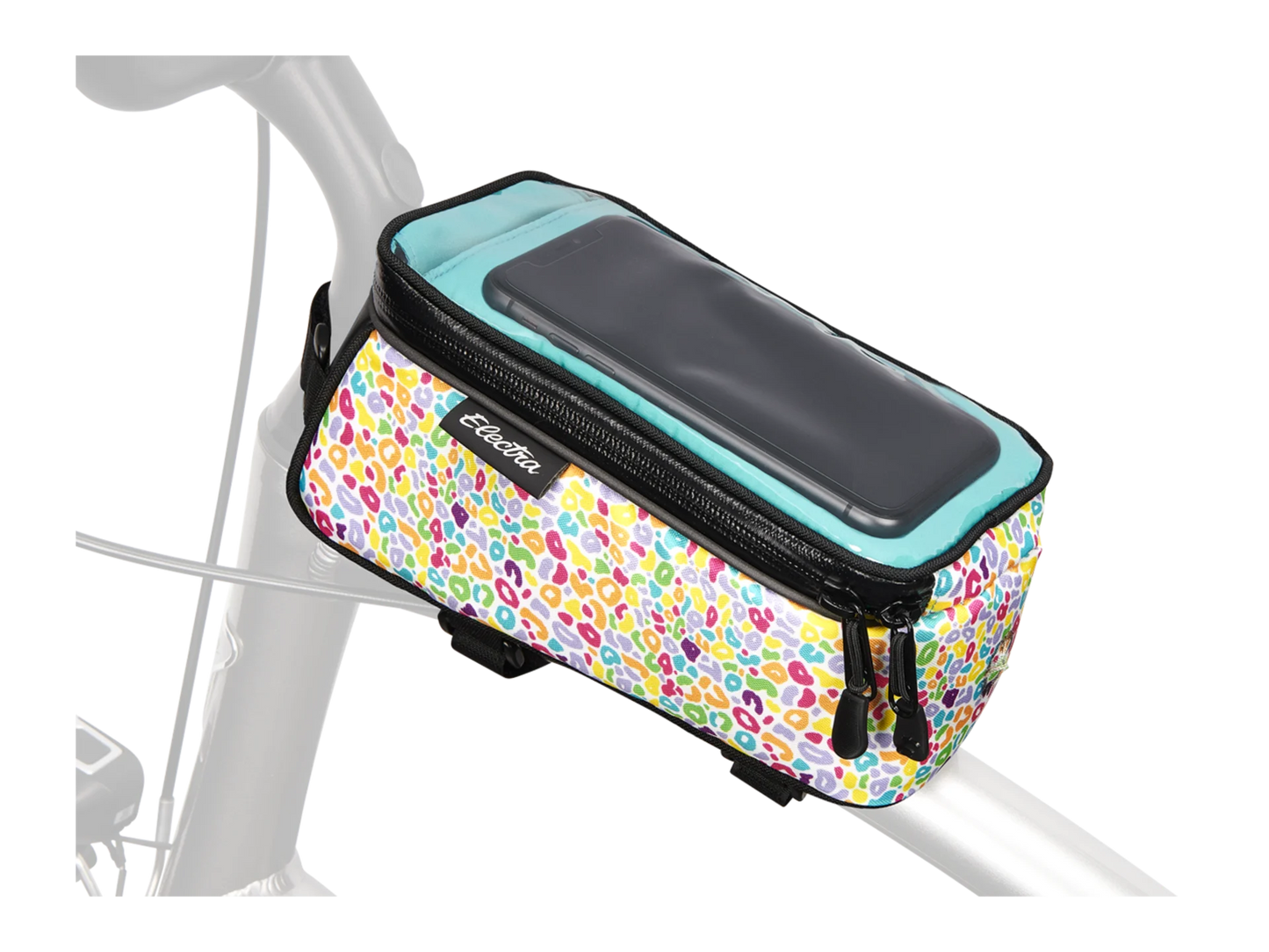 Electra Phone Frame Bag - Leopard Multi