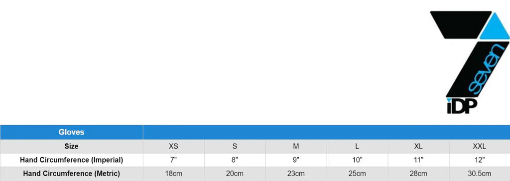 7 iDP Control MTB Glove - Black