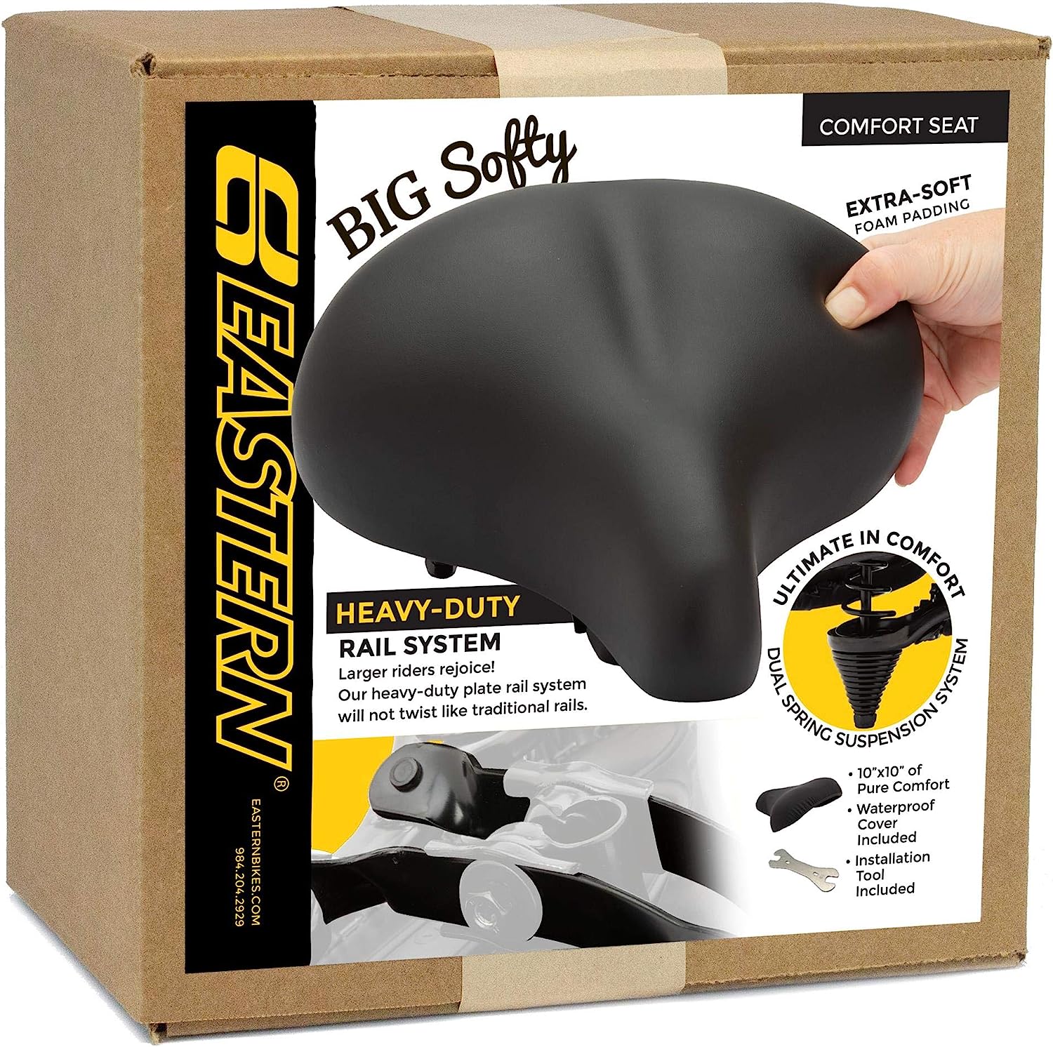 filly fahrradtasche Big Soft Large Wide and Fat Cushion Bike Seat Available with or Without Custom Gel Seat Cover