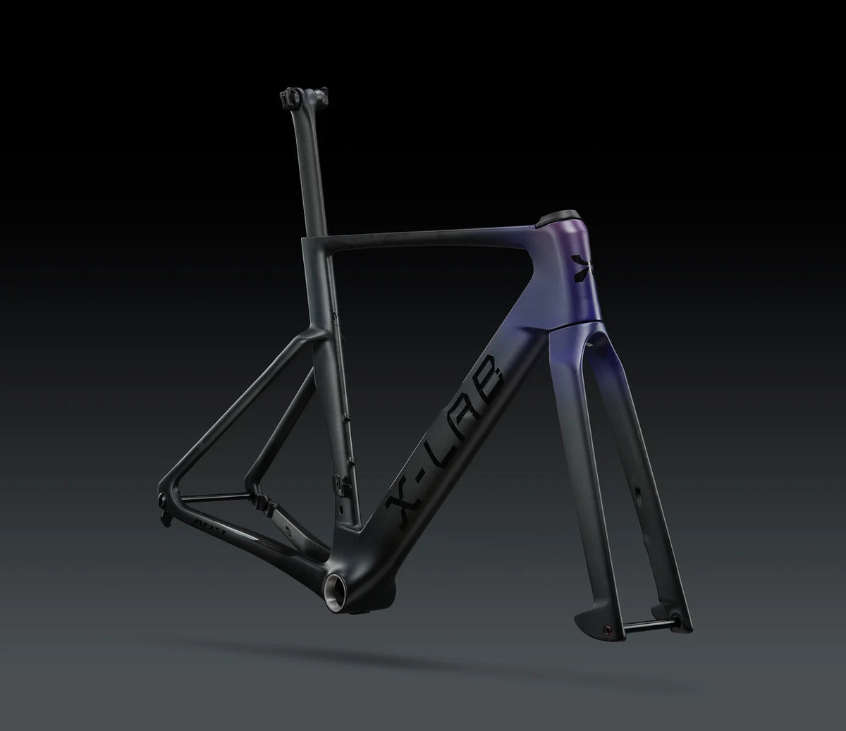 X-Lab AD9 700c Carbon Frameset - Hawkeye Purple-Black