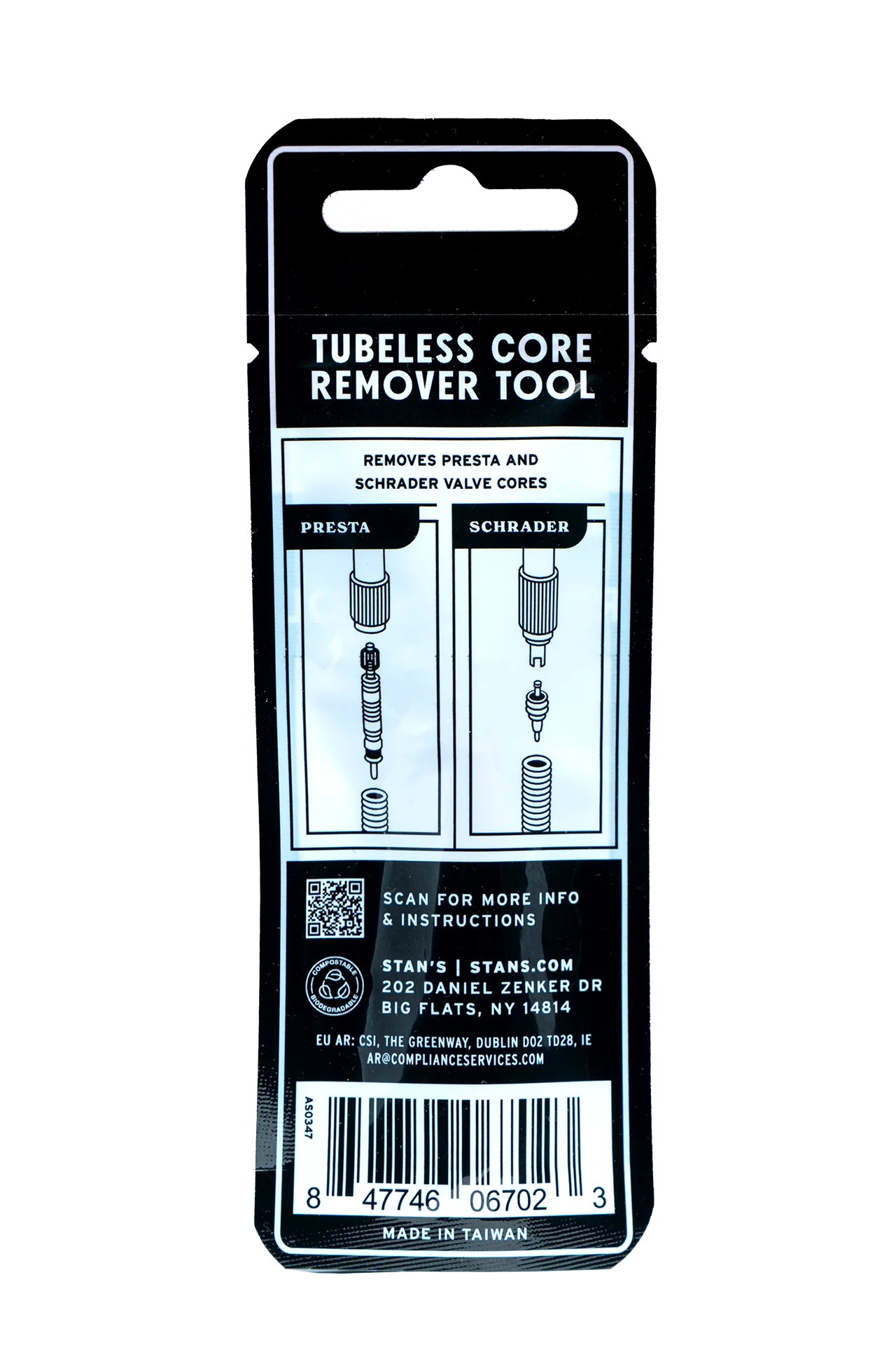Stans No Tubes Tubeless Core Remover Tool