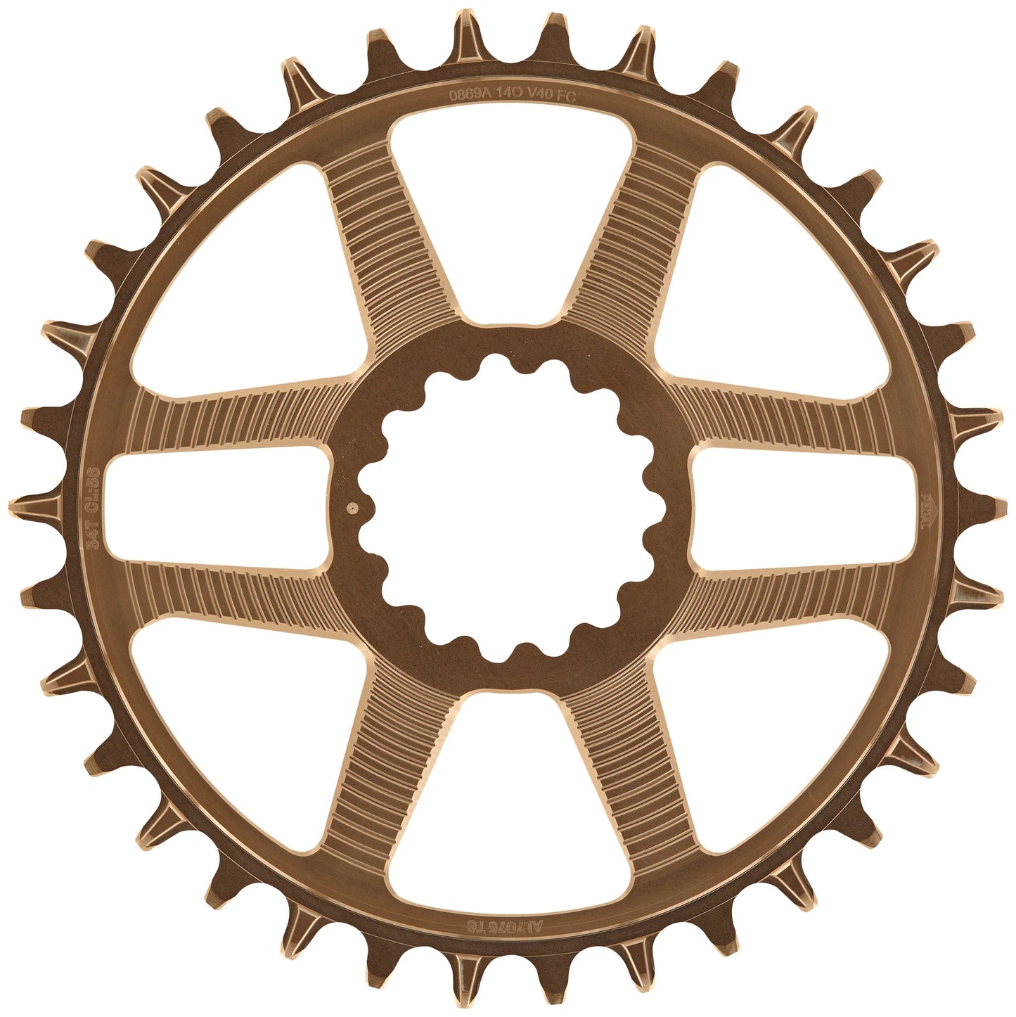 E Thirteen Helix Race Direct Mount Chainring - Bronze