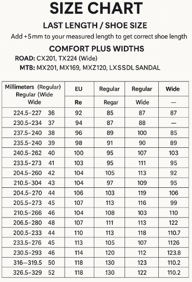 Lake MX201 MTB Shoe - Gray-Black