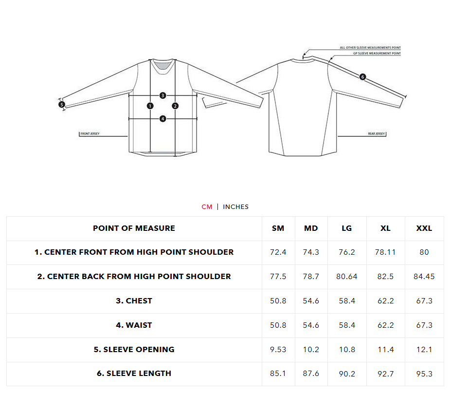 Troy Lee Designs Sprint Long Sleeve MTB Jersey - Fifty-50 - Fiery Red