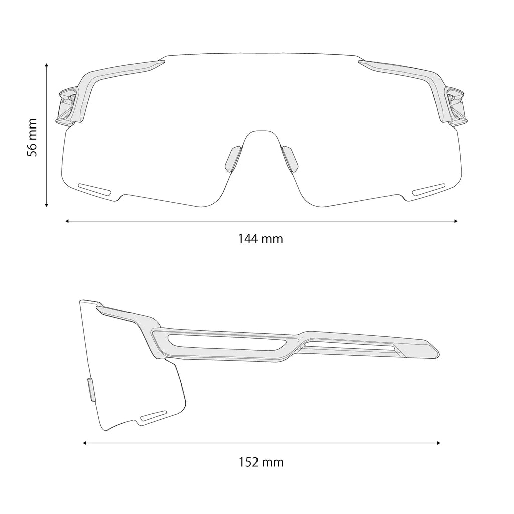 Shimano Equinox RS Sunglasses - Off Road Lens - Matte White
