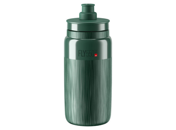 Elite Fly Tex Water Bottle - 550ml - Dark Green - Cambria Bike