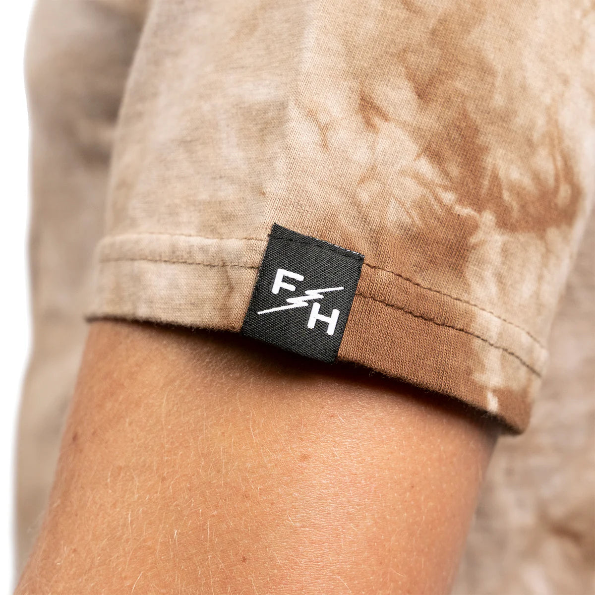 Fasthouse Emil Johansson Live and Enjoy Tee - Tie Dye Brown-White