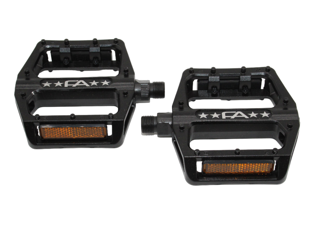 Free Agent Alloy Molded Pin Platform Pedals - Black