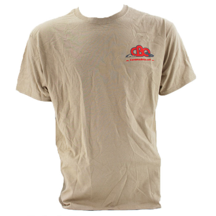 CBO Shut Up and Ride Tee - Pebble