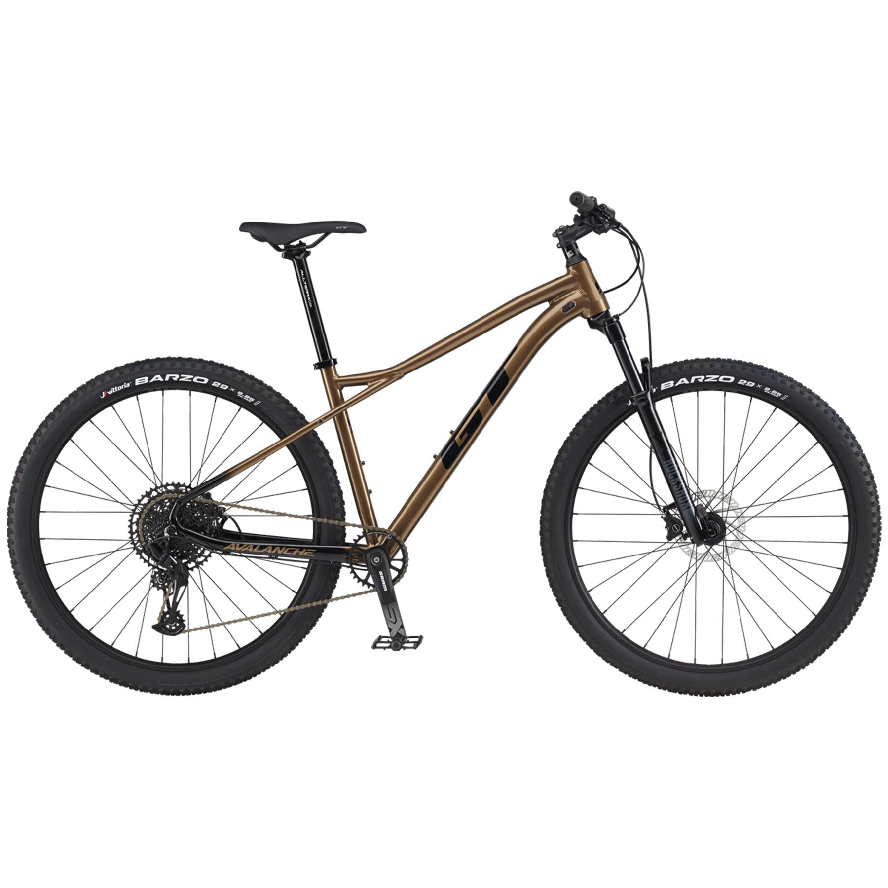 GT Bikes Avalanche Expert 29 - Satin Bronze-Aqua - 2024 – Cambria Bike