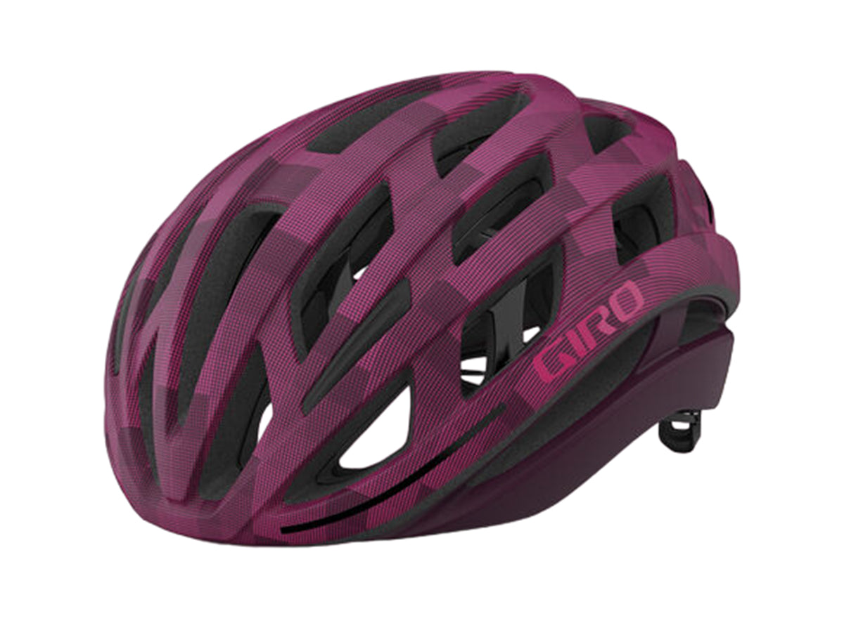 Giro Helios Spherical Road Helmet Matt Dark Cherry Towers