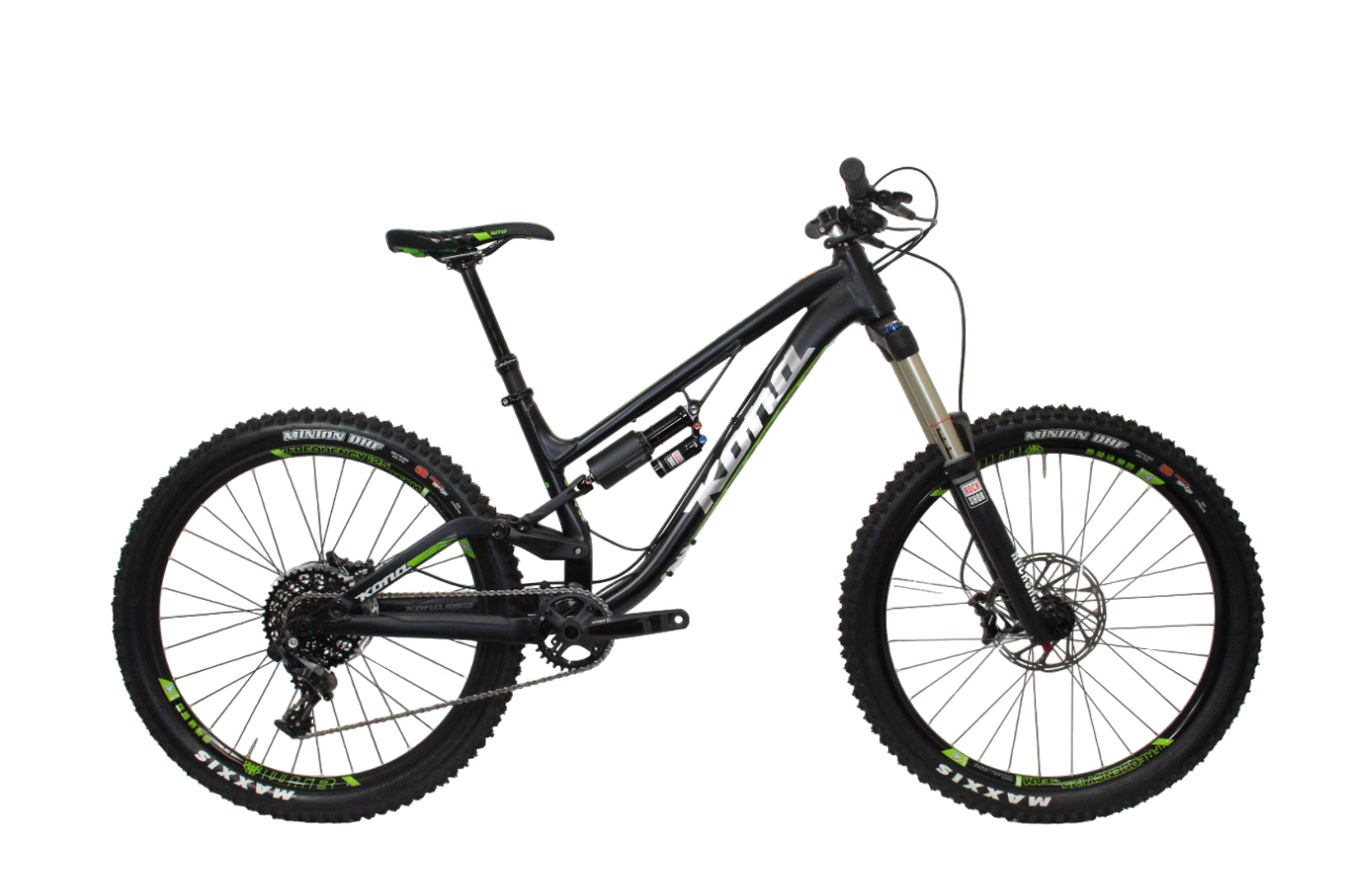 Kona Process 167 26 - Origin8 - Matt Black-Chrome-Green – Cambria Bike Kona Process 167 26 - Origin8 - Matt Black-Chrome-Green – Cambria Bike