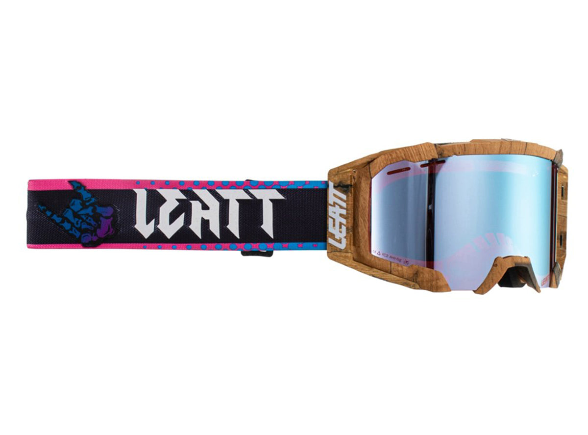 blue mtb goggles Leatt Velocity 5.0 Iriz MTB Goggle