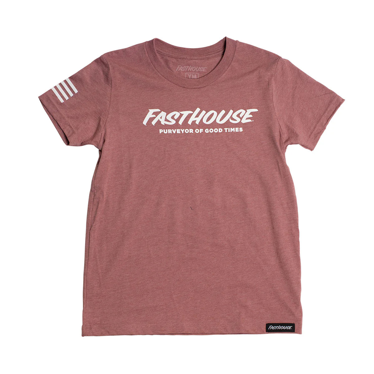 Fasthouse Logo Tee - Girls - Heather Mauve