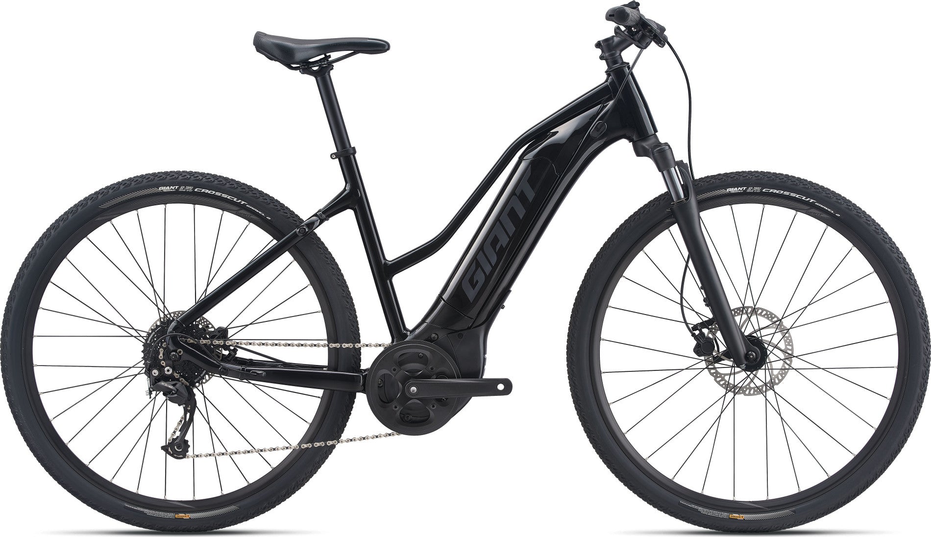 giant roam 1 bicycle Giant Roam E+ STA 20MPH 700c Adventure Bike - Black - Small