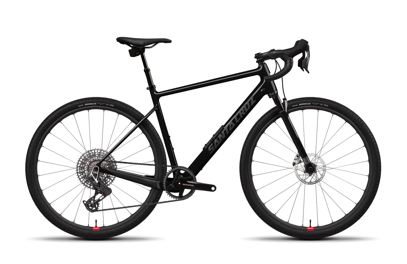Santa Cruz Stigmata CC 700c - Red Force 1x Reserve Rudy - Gloss Black Sparkle - 2025