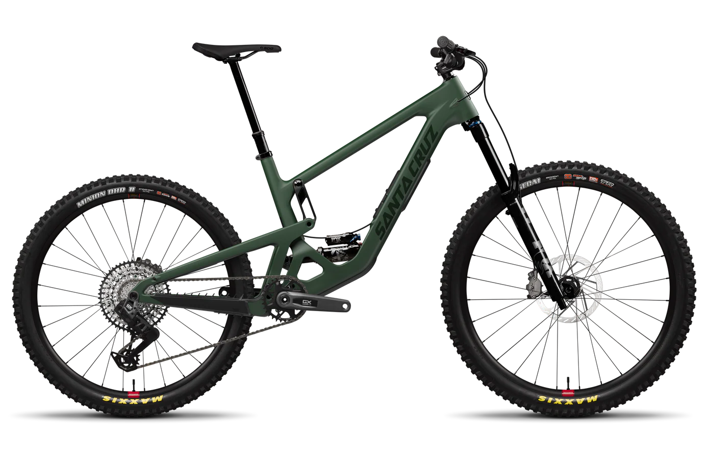 Santa Cruz Bronson Carbon MX - GX AXS - Matte Poblano Green - 2026 Santa Cruz Bronson Carbon MX - GX AXS - Matte Poblano Green - 2026
