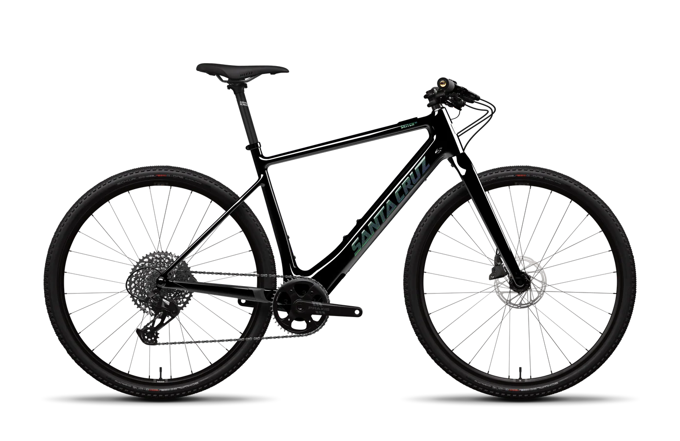 Santa Cruz Skitch CC 700c - Apex Flat Bar - 430Wh - Gloss Black - 2026