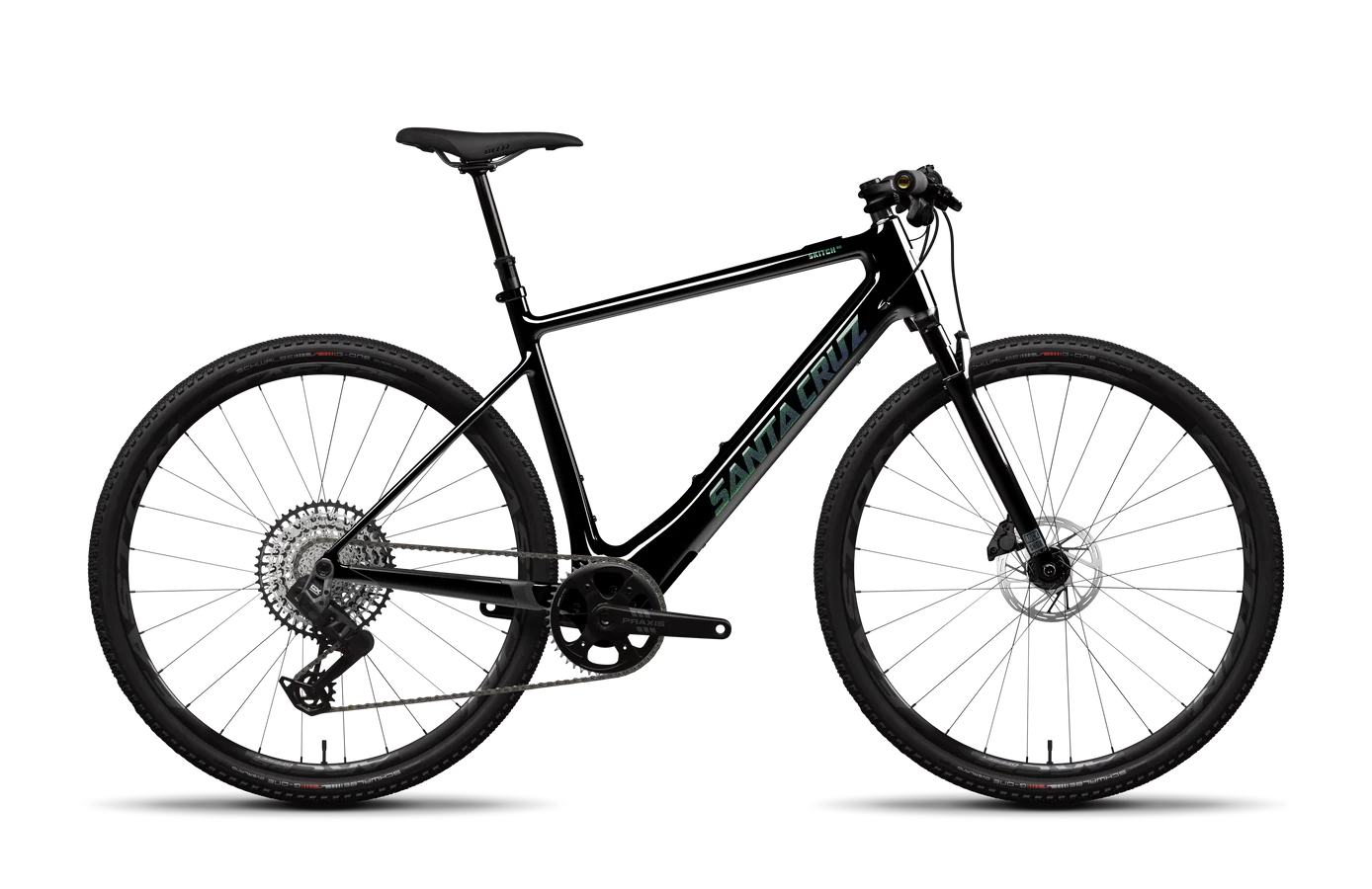 Santa Cruz Skitch CC 700c - GX AXS Flat Bar - 480Wh - Gloss Black