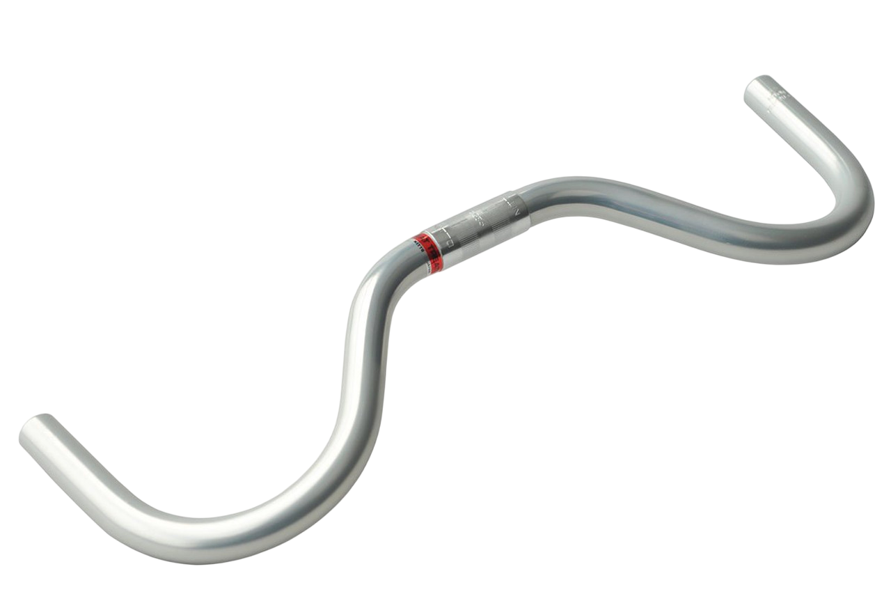 Nitto Moustache Alloy Handlebar - Silver
