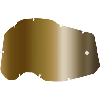 100% Racecraft 2/Accuri 2/Strata 2 Replacement Lens - True Gold