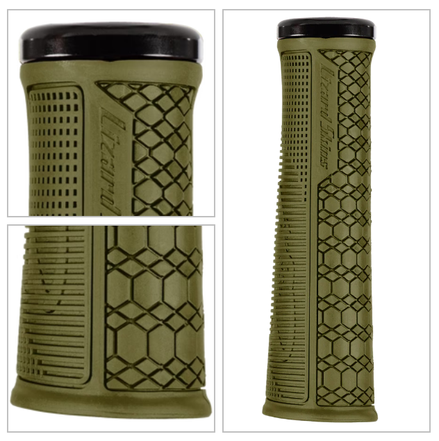 Dark green mtb grips hotsell
