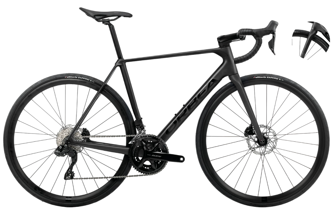 Branikald　ブラックメタル　black l Orbea Orca M30I 700c - Vulcano Black - 2025 – Cambria Bike