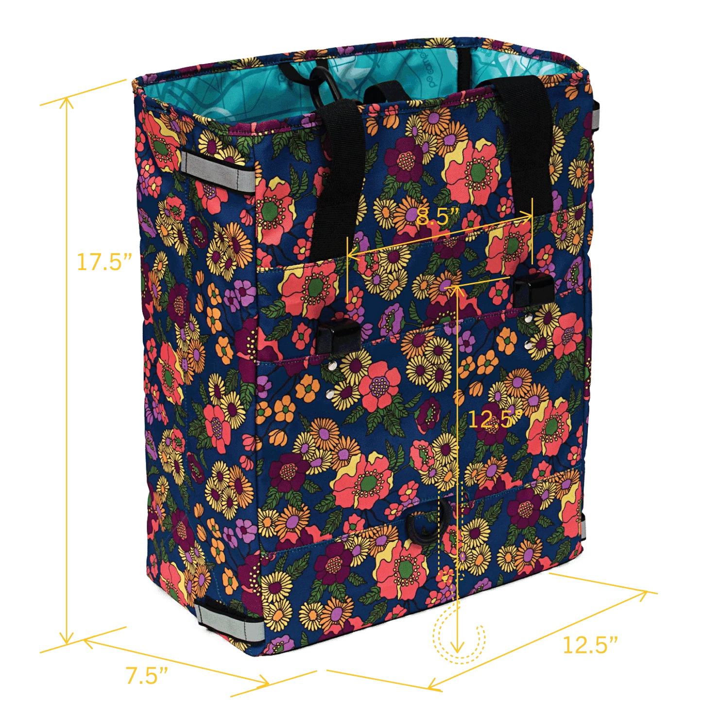 Po Campo Orchard Grocery Pannier - Meadow