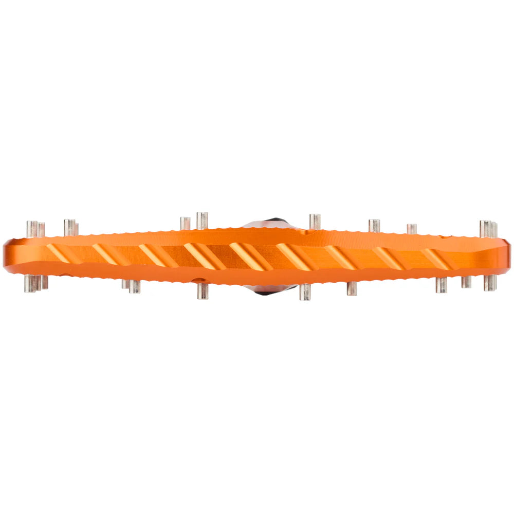 Wolf Tooth Components Ripsaw Aluminum Flat Pedals - Orange