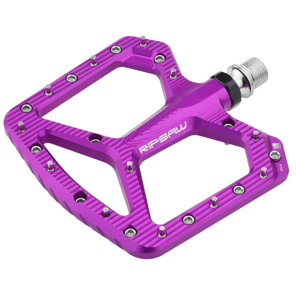 aluminum flat pedals Wolf Tooth Ripsaw Aluminum Pedals