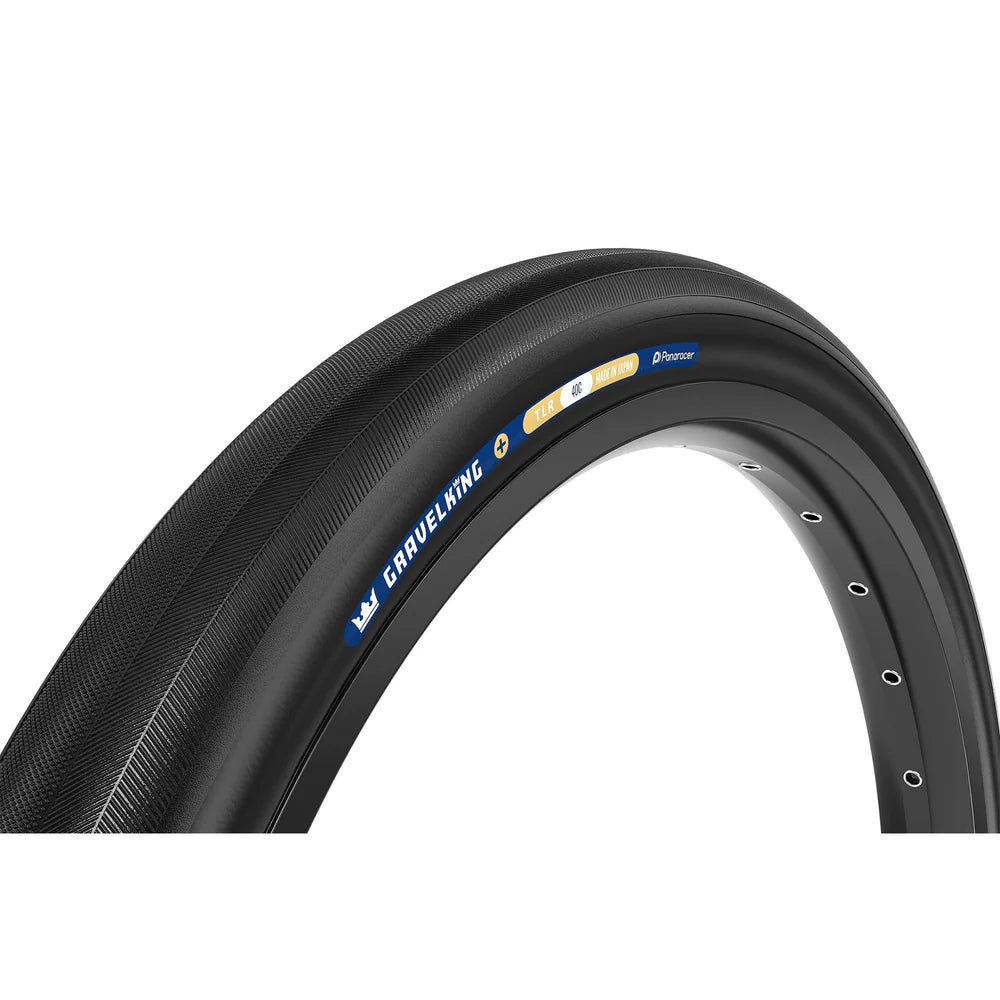 gravel tire on road bike Panaracer GravelKing Slick Plus Tire Black / 30