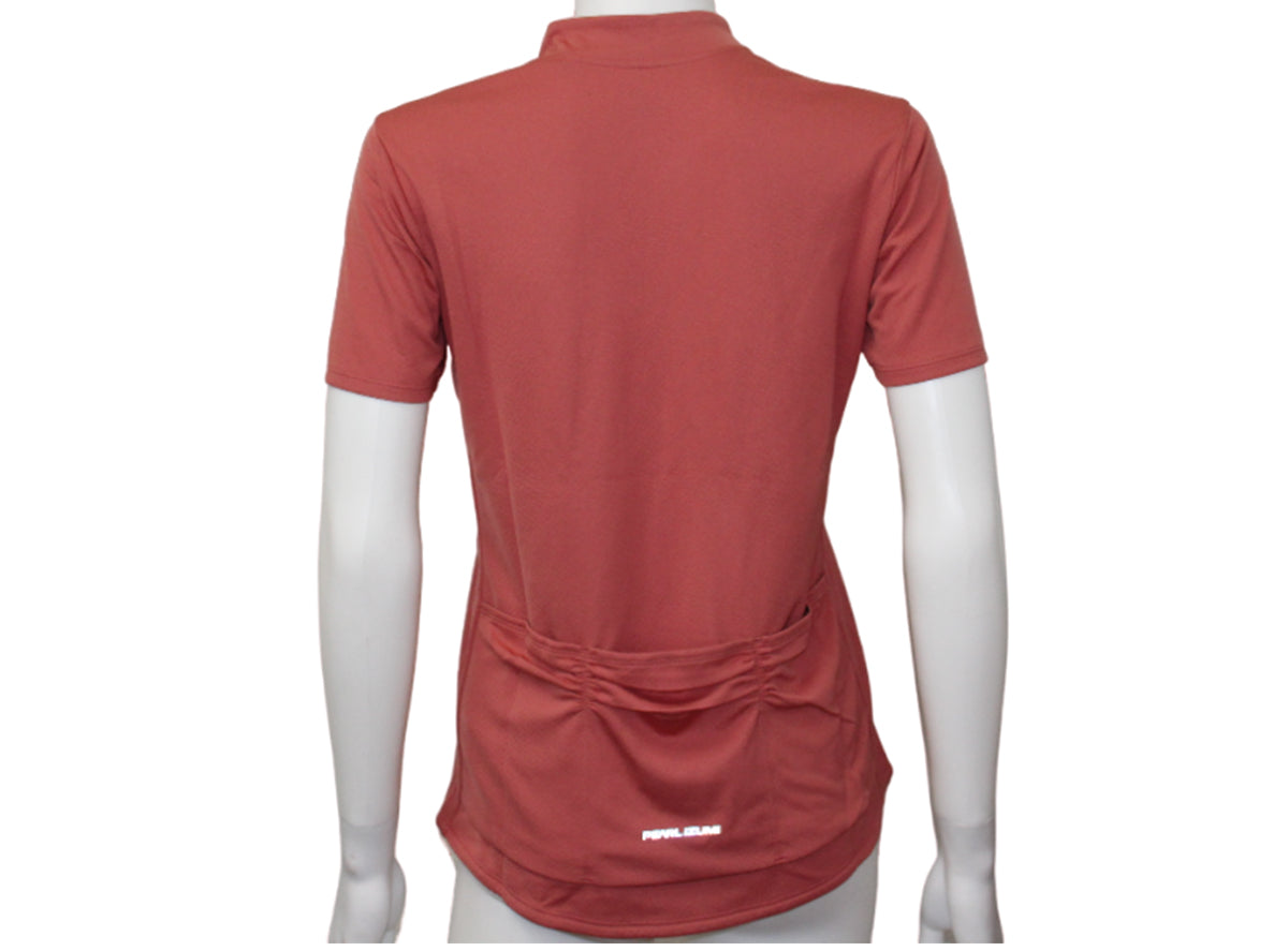 Pearl Izumi Quest Short Sleeve Road Jersey - Womens - Rosewood-Pale Olive