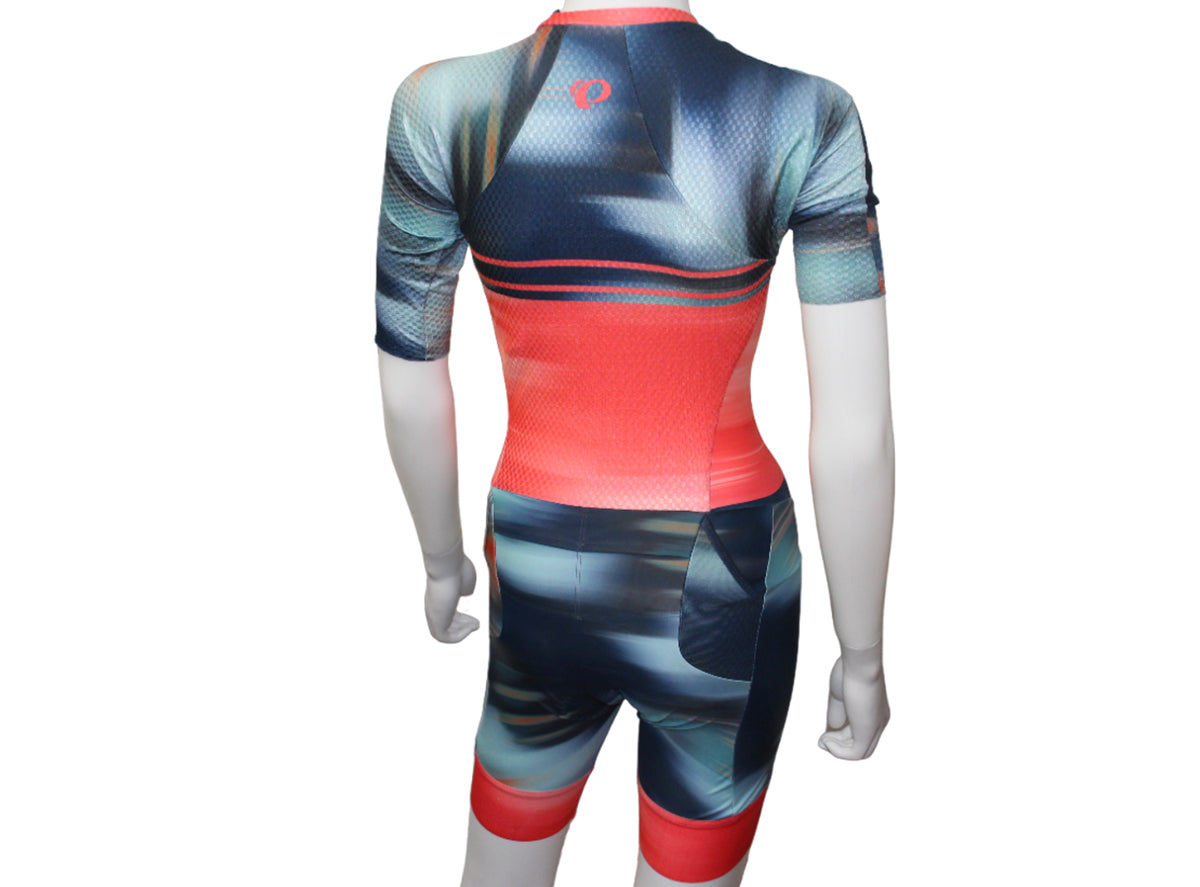 Pearl Izumi Team Octane Tri Suit - Womens - Navy-Screaming Red Cirrus