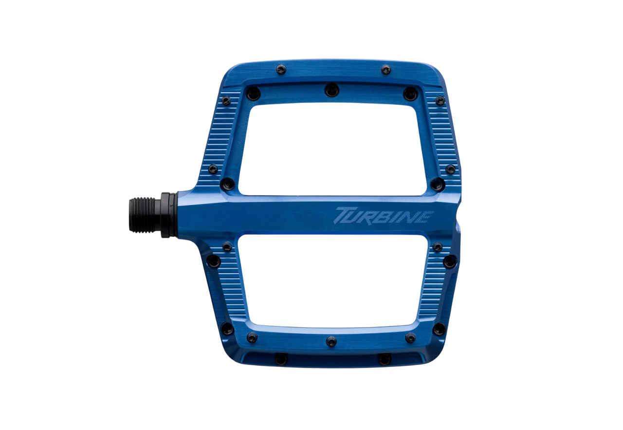 Race Face Turbine Flat Pedal - Blue