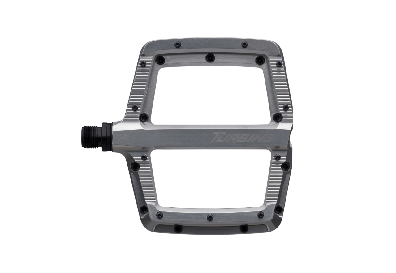 Race Face Turbine Flat Pedal - Silver