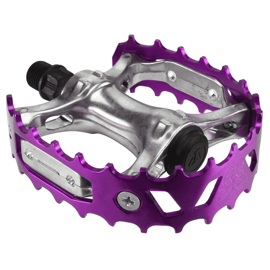 SE Bikes Bear Trap BMX Pedals - Purple