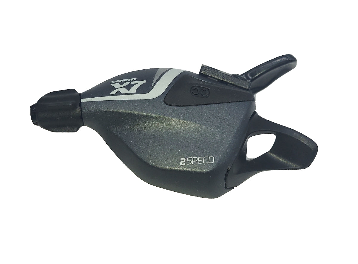 SRAM X7 2x Trigger Shifter - OEM Packed - Black - Gray