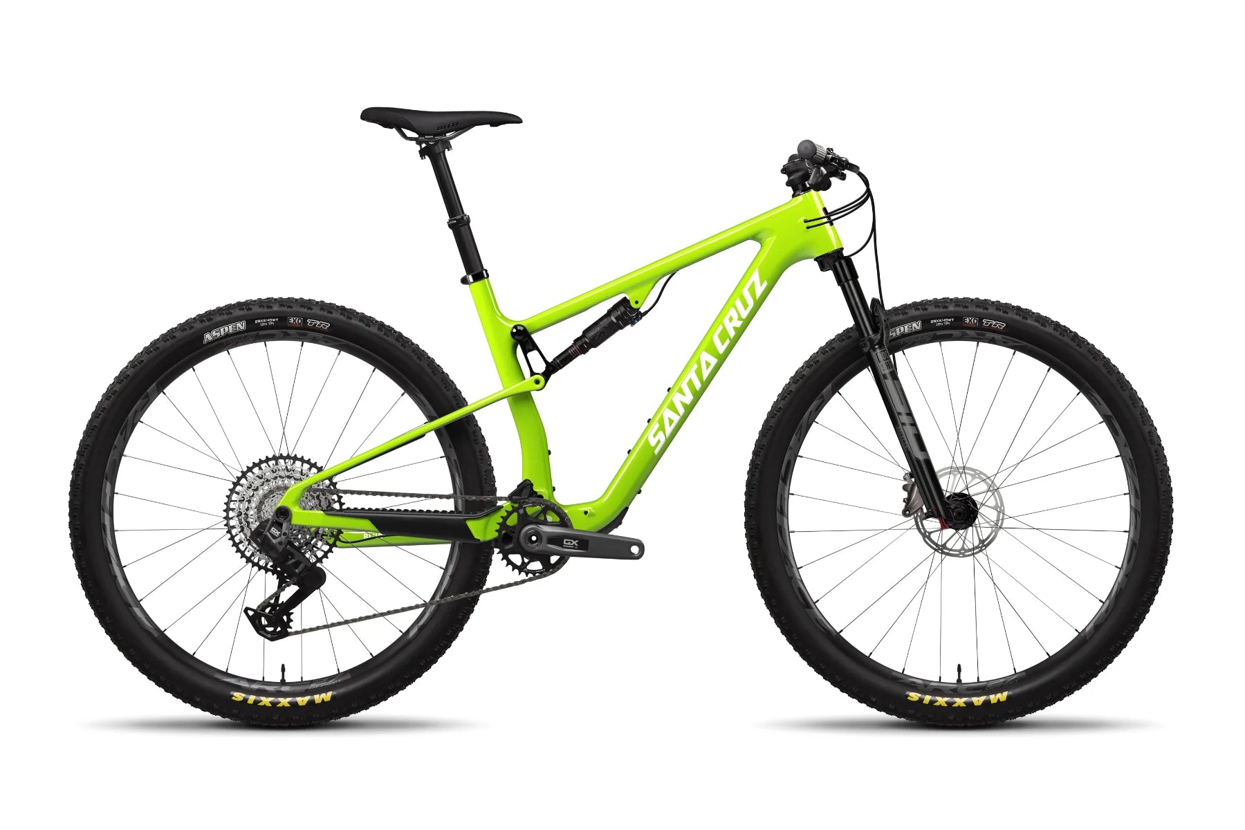 Santa Cruz Blur Carbon XC 29 GX AXS Reserve Gloss Spring Green 2 Cambria Bike