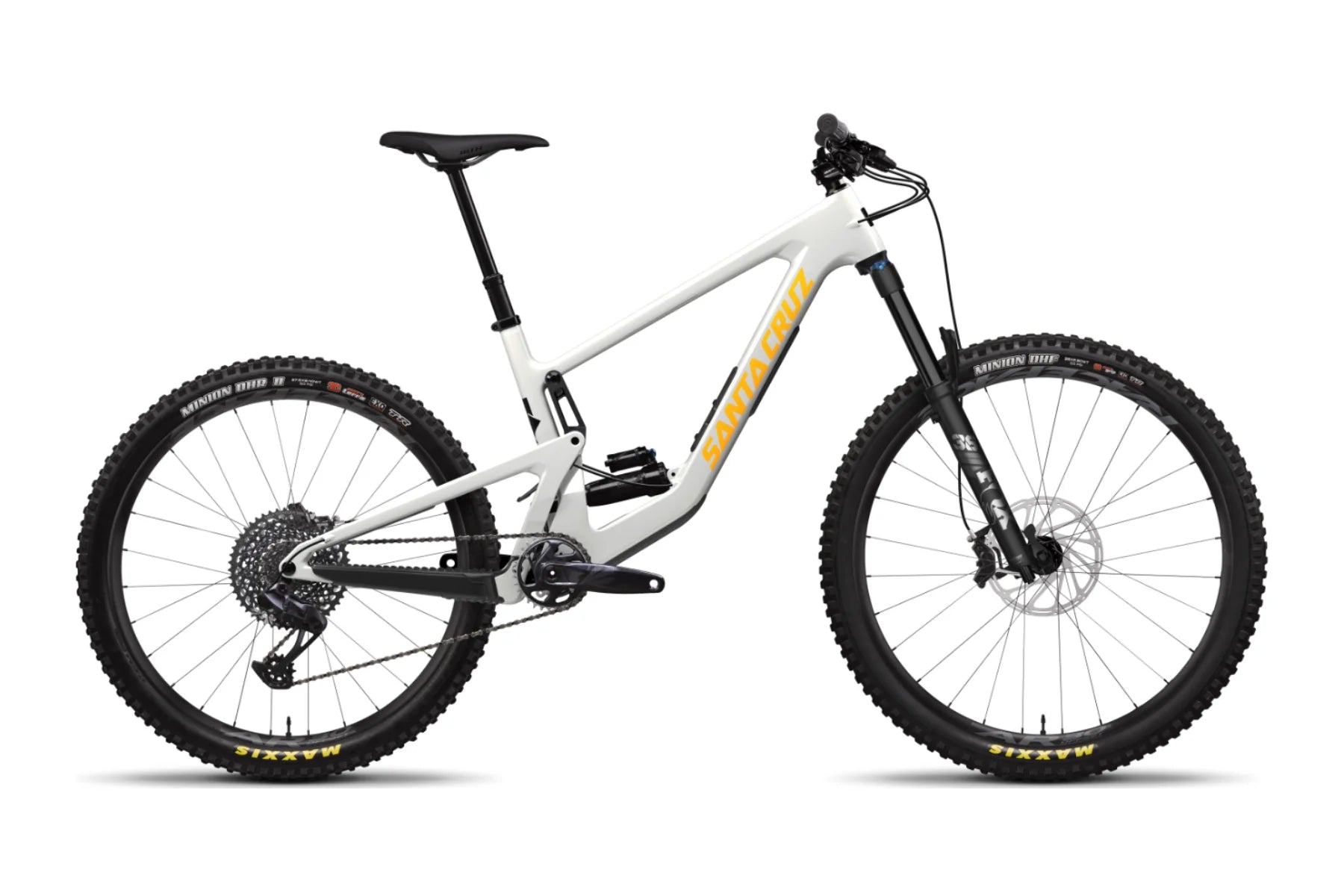 Santa Cruz Bronson Carbon 27.5 - S Kit - Gloss Chalk White - 2024
