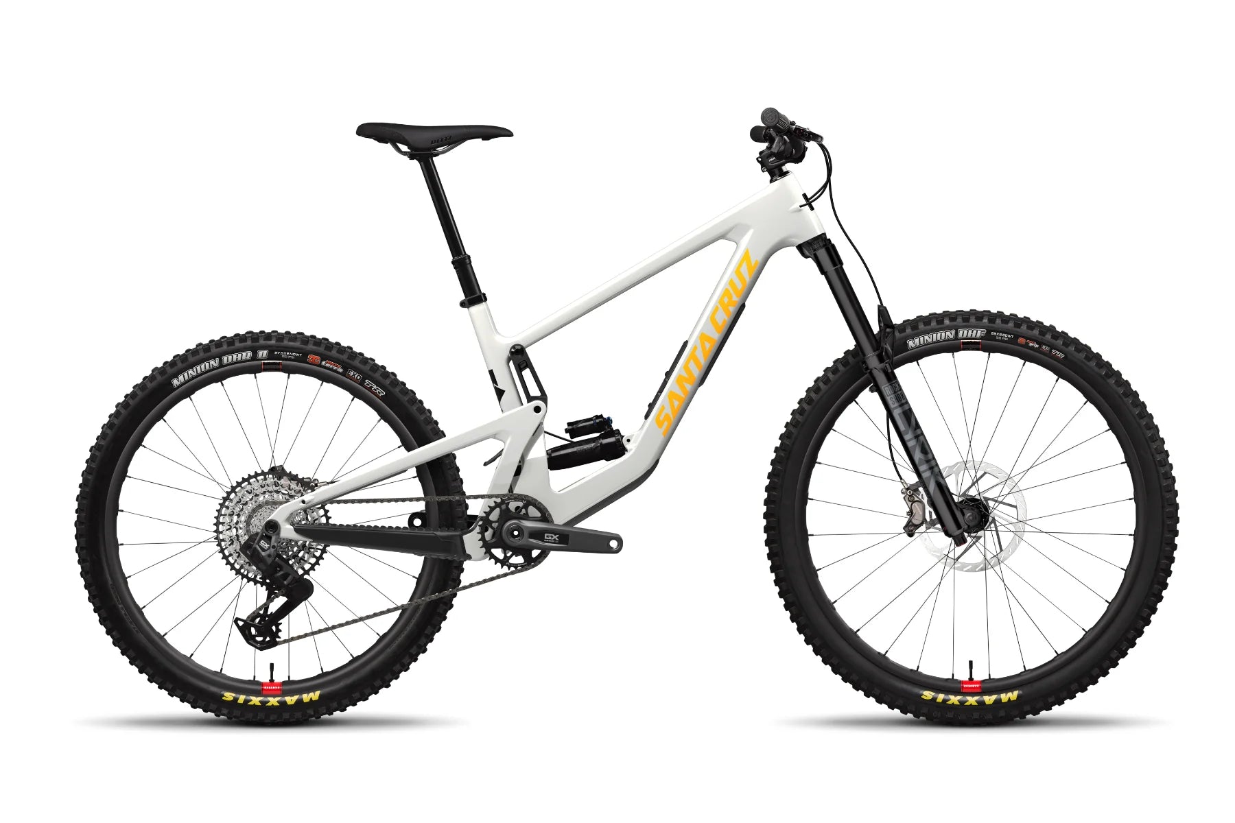Santa Cruz Bronson Carbon MX - GX AXS Reserve - Gloss Chalk White