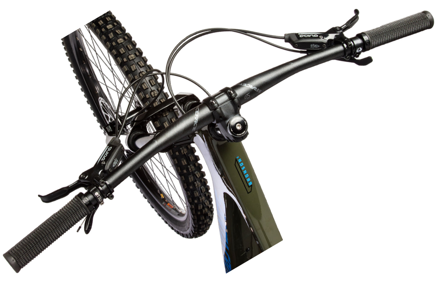 Santa Cruz Bronson Carbon MX - D Kit - SDS+/Lyrik - Gloss Moss